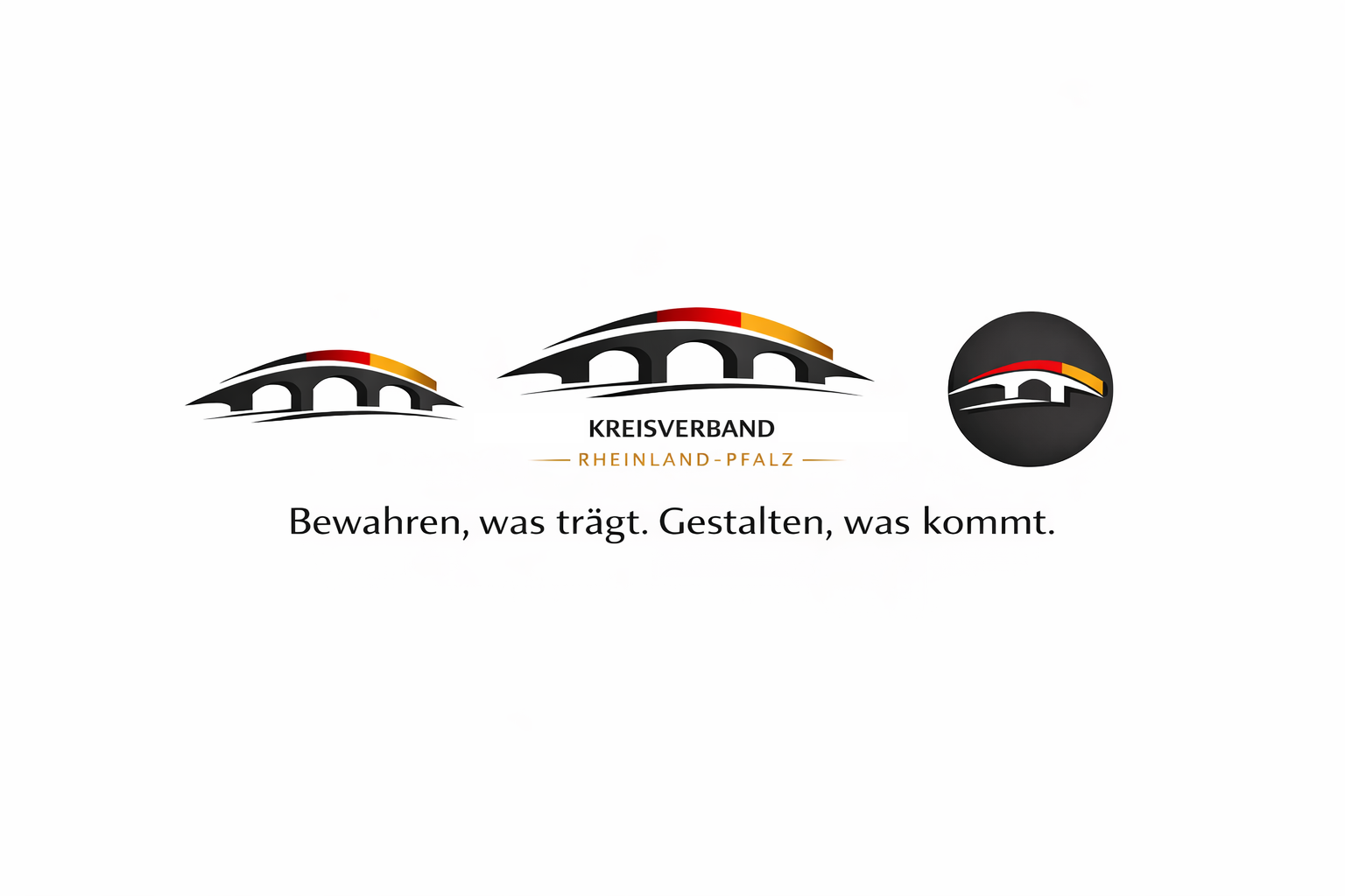 Eigenständig entwickelte Wort-Bildmarke und Signet-Familie von Dieter Rieger für Kreisverbände