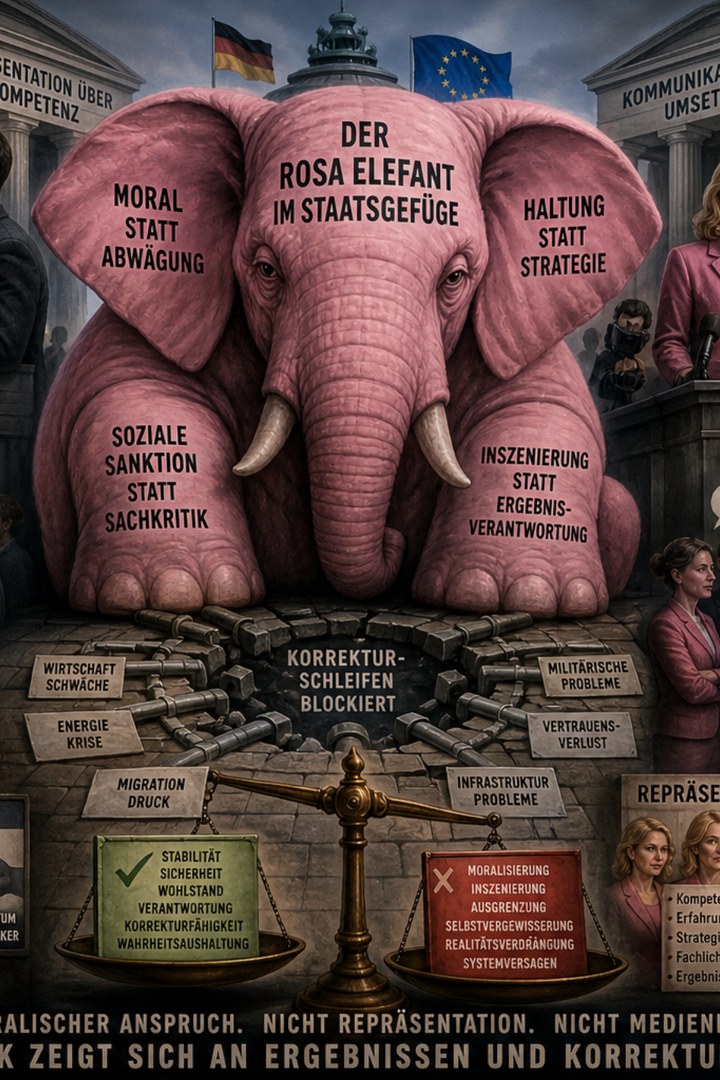 Der rosa Elefant im Staatsgefüge