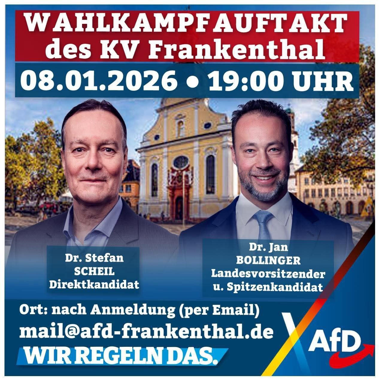 Wahlkampfauftakt Frankenthal 08. Januar 2026